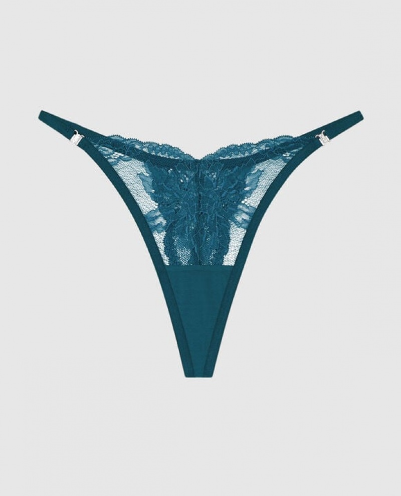 Ropa Interior La Senza High Leg Tanga Panty Mujer Verde Menta | ze9Noh43