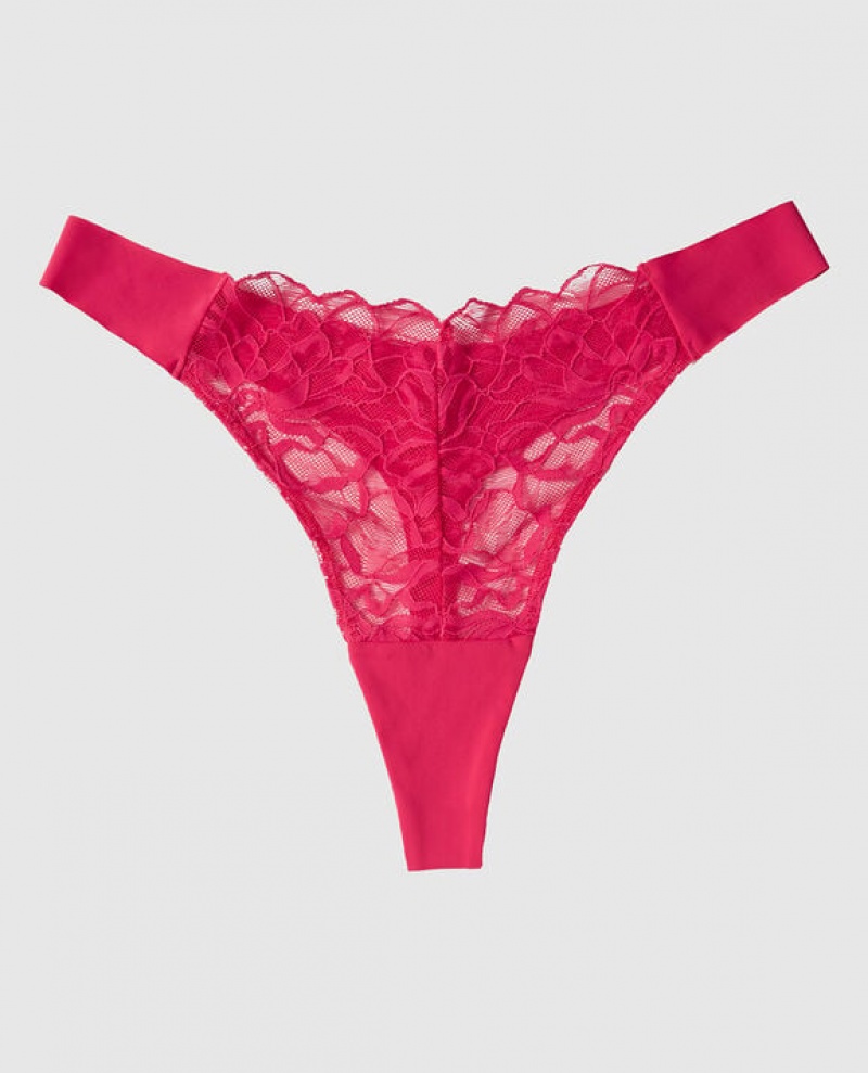 Ropa Interior La Senza High Leg Tanga Panty Mujer Sweet Raspberry | altzANK1