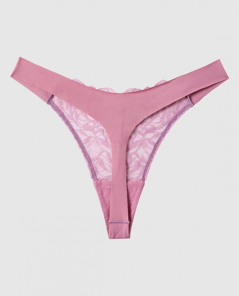 Ropa Interior La Senza High Leg Tanga Panty Mujer Rosecrush | idcG6ufY