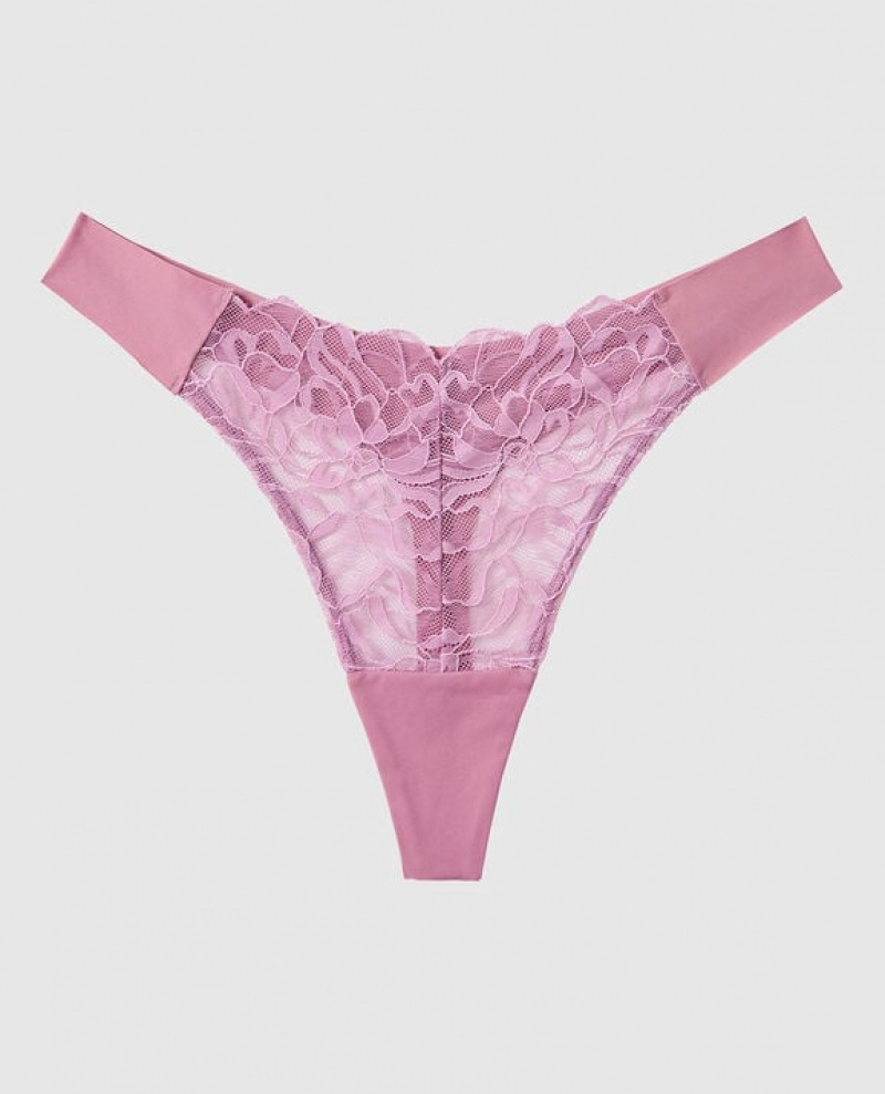 Ropa Interior La Senza High Leg Tanga Panty Mujer Rosecrush | idcG6ufY