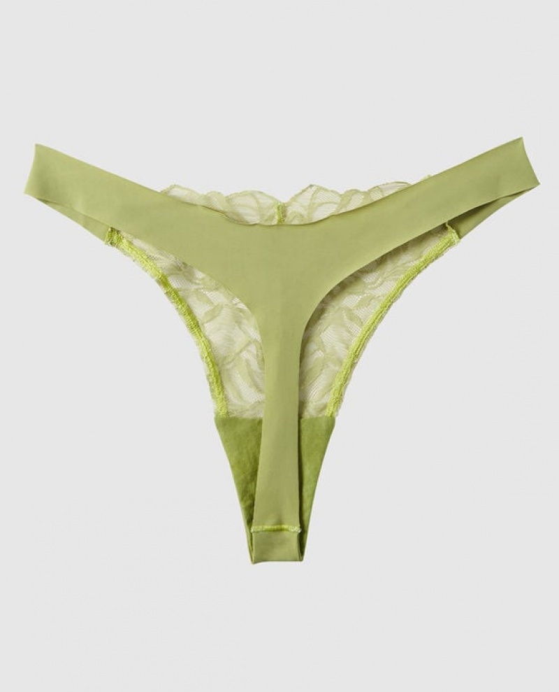 Ropa Interior La Senza High Leg Tanga Panty Mujer Fern | bKez75Y6