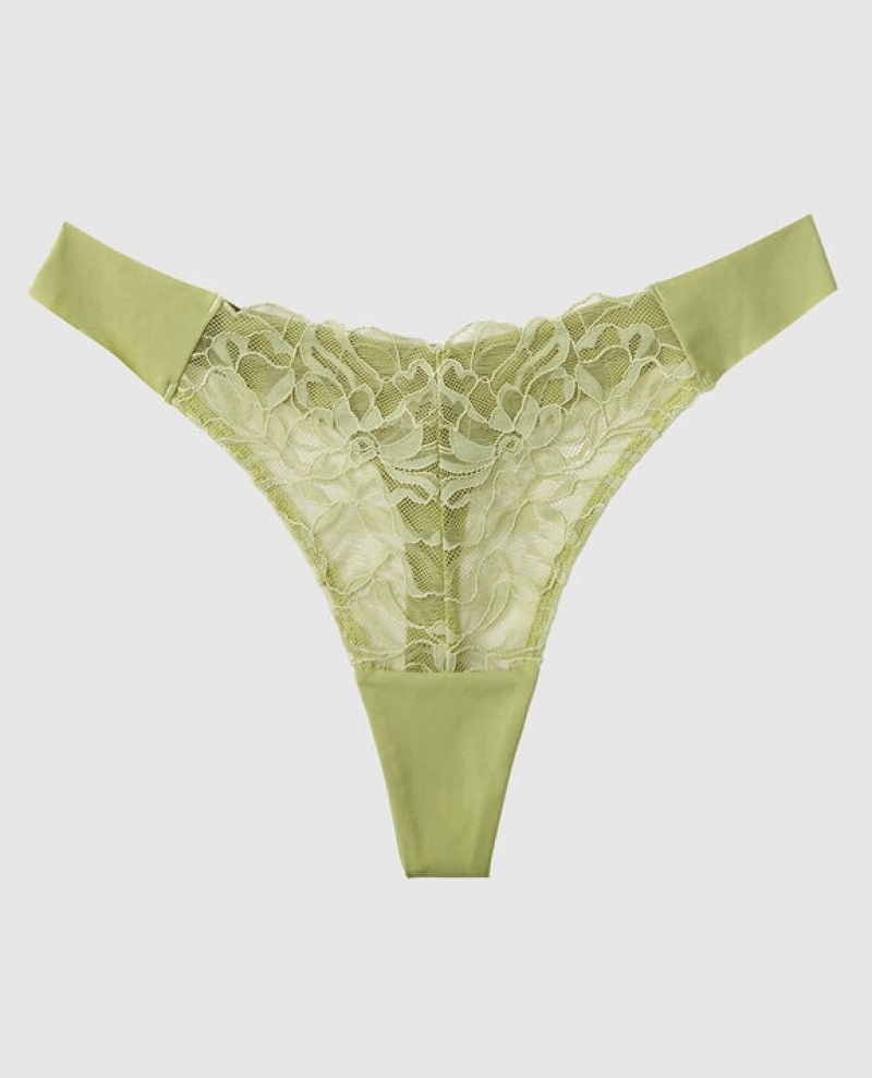 Ropa Interior La Senza High Leg Tanga Panty Mujer Fern | bKez75Y6