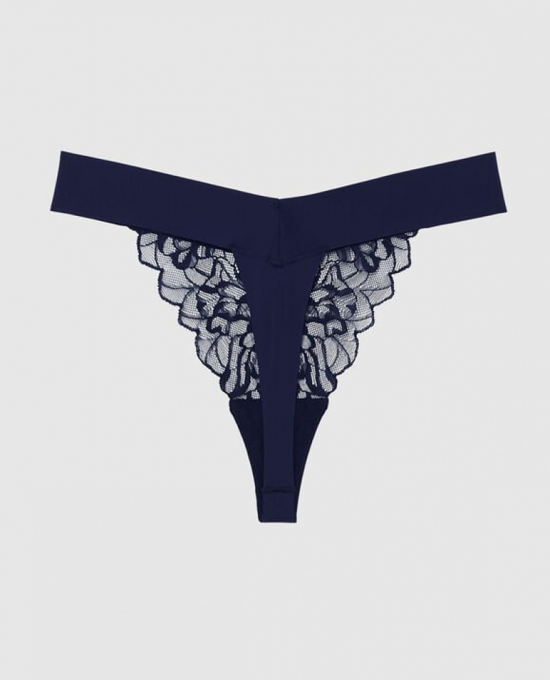 Ropa Interior La Senza High Leg Tanga Panty Mujer Ocean Cavern | u0GkUFJV