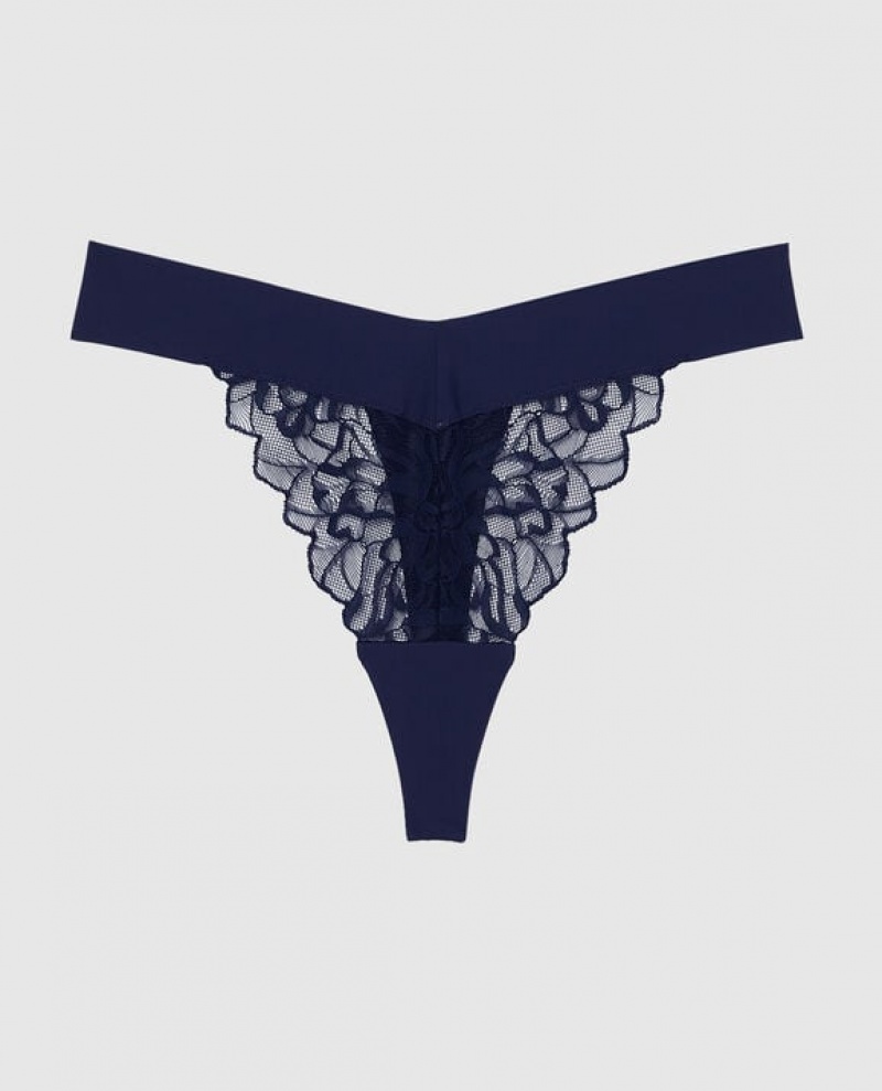 Ropa Interior La Senza High Leg Tanga Panty Mujer Ocean Cavern | u0GkUFJV