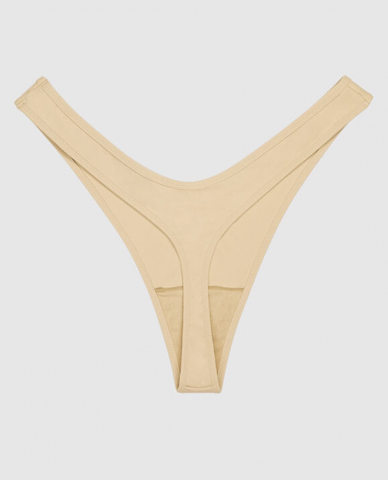 Ropa Interior La Senza High Leg Tanga Panty Mujer Rosetan | jTqFPM1h