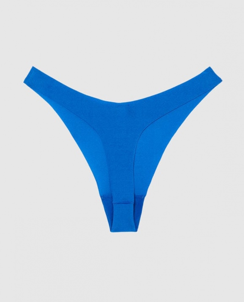 Ropa Interior La Senza High Leg Tanga Panty Mujer Azules Oscuro | kZ2Ok9fp