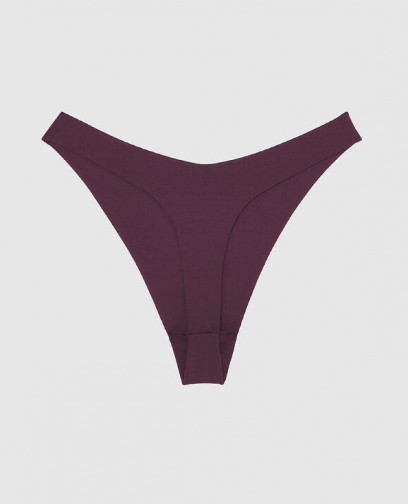 Ropa Interior La Senza High Leg Tanga Panty Mujer Moradas | zMkkPKtZ