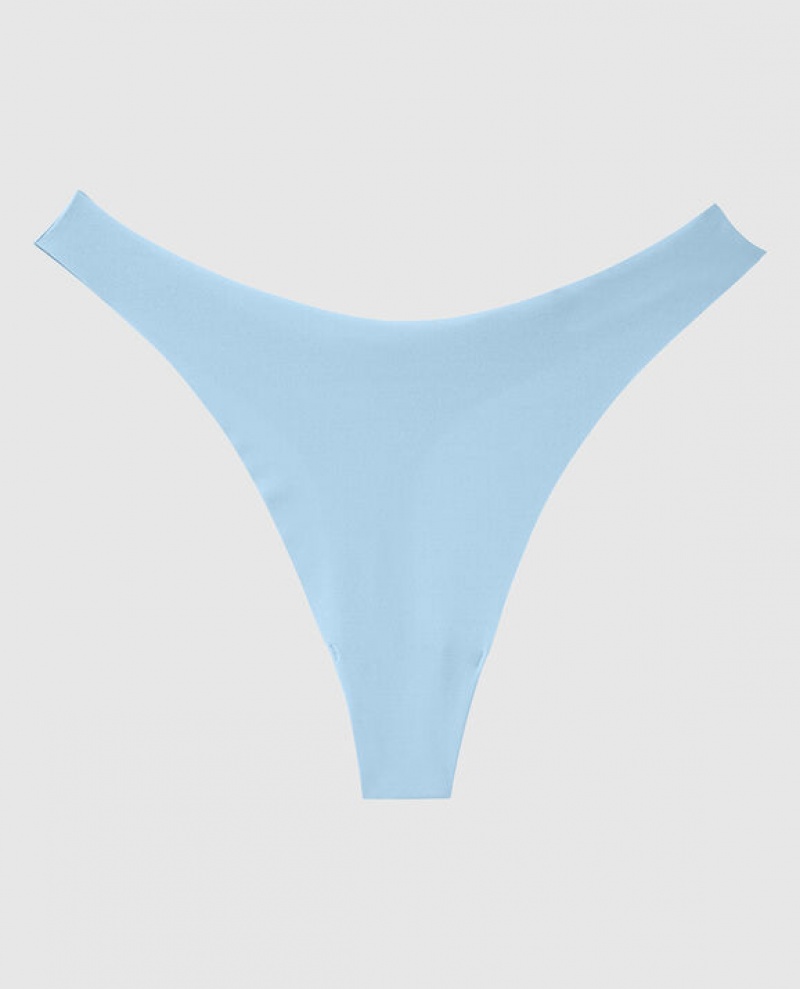 Ropa Interior La Senza High Leg Tanga Panty Mujer Azules | AGjqGbxa