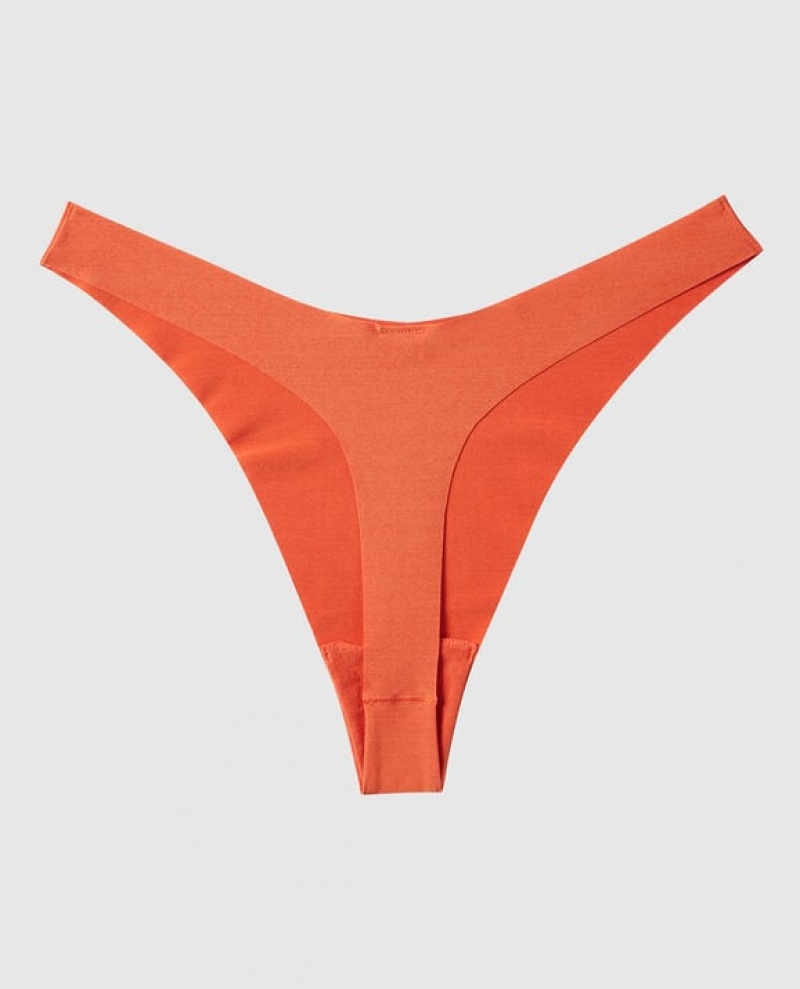 Ropa Interior La Senza High Leg Tanga Panty Mujer Terra Cotta | Sodrc3qS