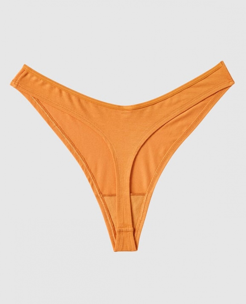 Ropa Interior La Senza High Leg Tanga Panty Mujer Golden Hour | 3tZHwm0J