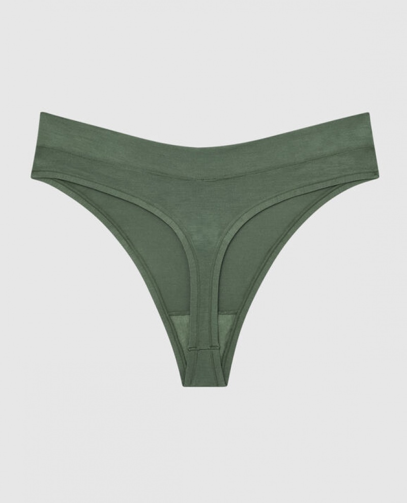 Ropa Interior La Senza High Leg Tanga Panty Mujer Verde Menta | BNHcqHvR