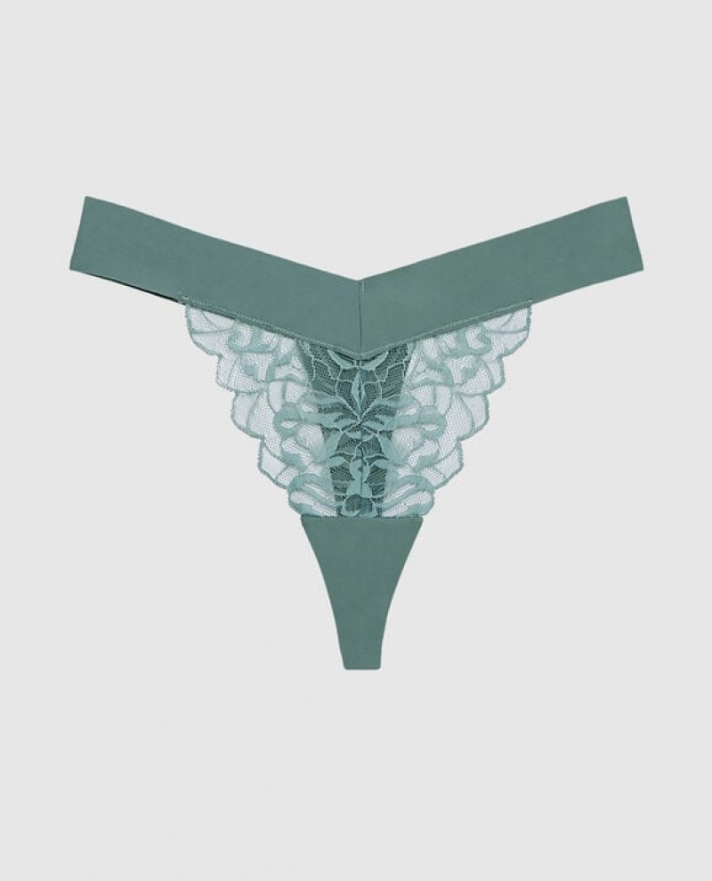 Ropa Interior La Senza High Leg Tanga Panty Mujer Verde Menta | y7d7pgoJ