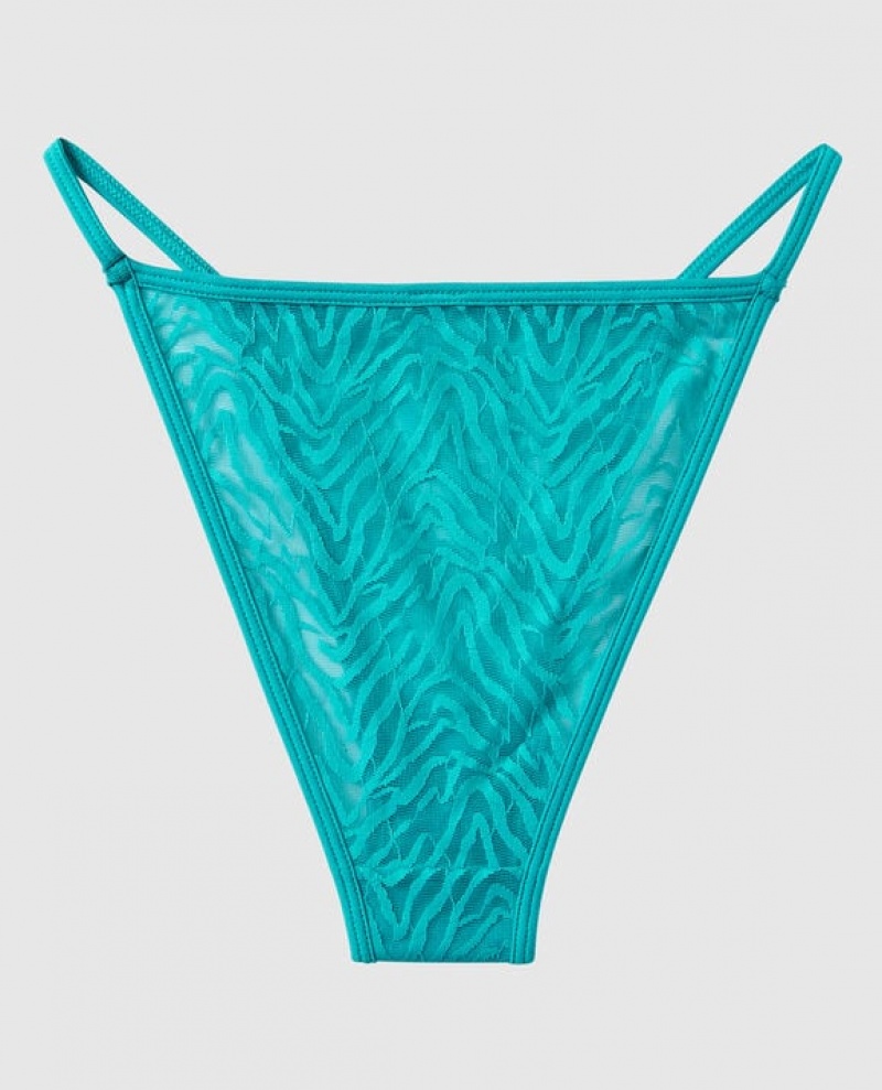 Ropa Interior La Senza Mini Cheeky Panty Mujer Turquesa | 4fGUduks