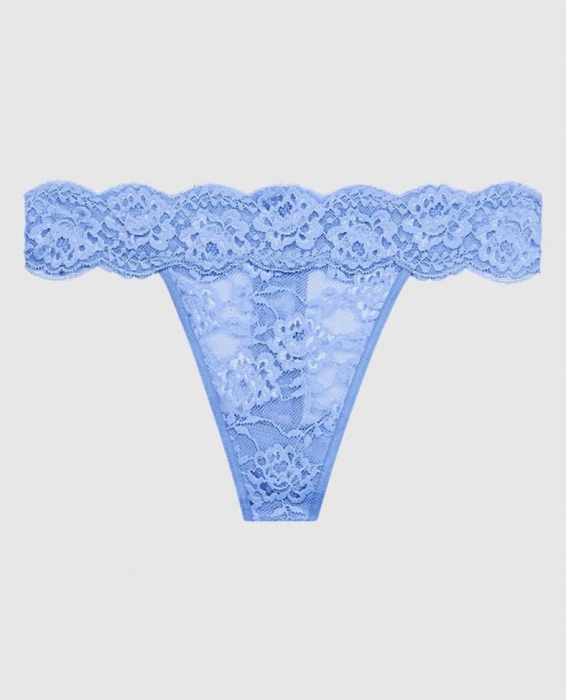 Ropa Interior La Senza Tanga Panty Mujer Azules | m7AUPOUO