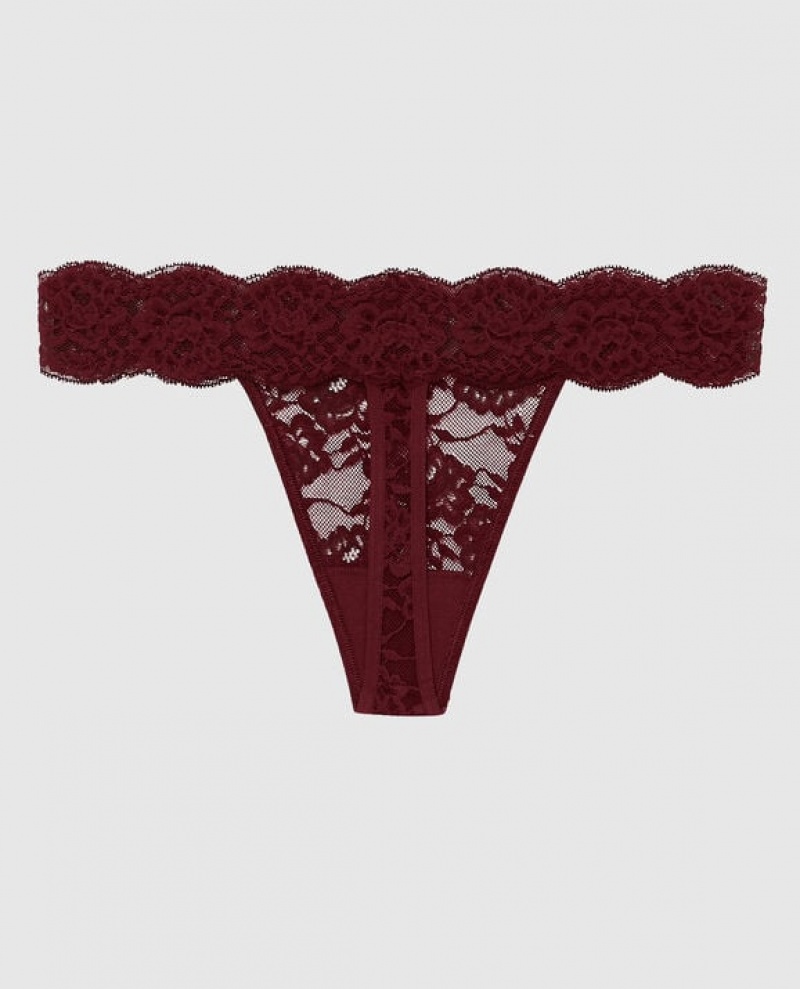 Ropa Interior La Senza Tanga Panty Mujer Rojas Burdeos | I6gBuN2W