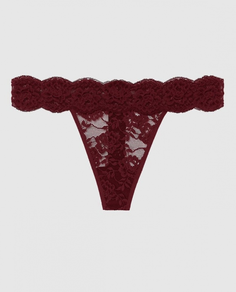 Ropa Interior La Senza Tanga Panty Mujer Rojas Burdeos | I6gBuN2W