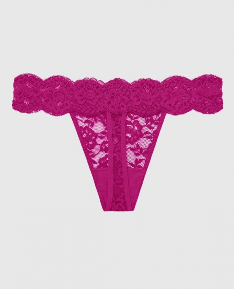 Ropa Interior La Senza Tanga Panty Mujer Rosas | M200EGZz