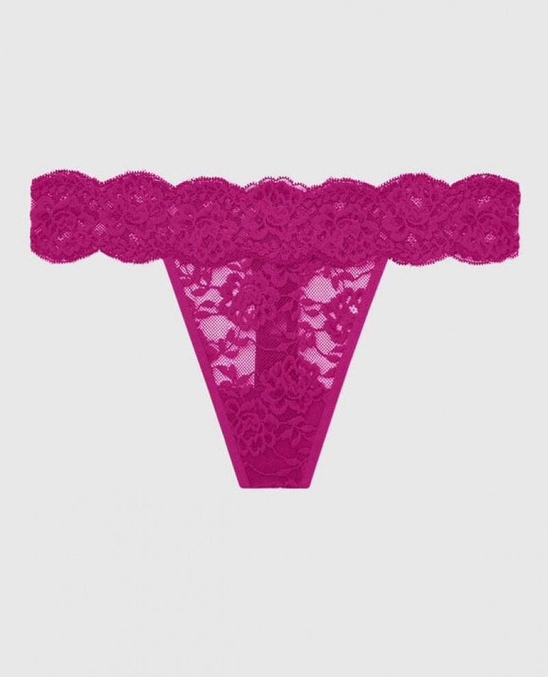 Ropa Interior La Senza Tanga Panty Mujer Rosas | M200EGZz