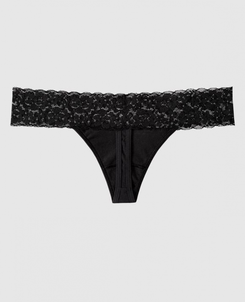 Ropa Interior La Senza Tanga Panty Mujer Negras | cIkpOxh6