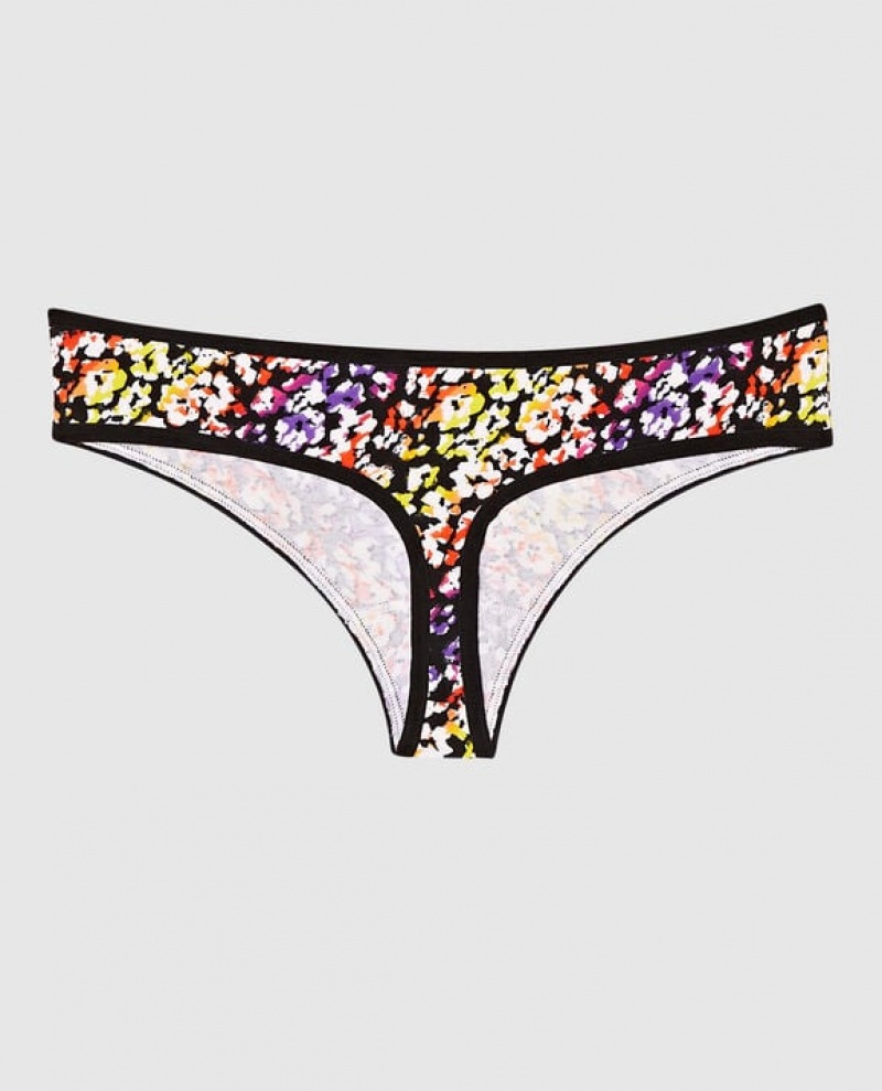 Ropa Interior La Senza Tanga Panty Mujer Multicolor Leopardo | EZFeWHVU