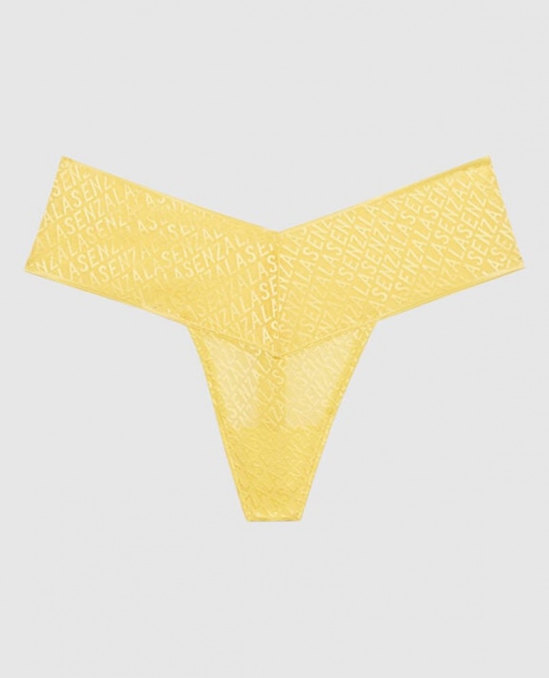 Ropa Interior La Senza Tanga Panty Mujer Creme | U43BSLB7