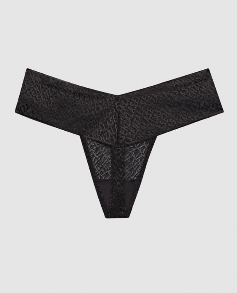 Ropa Interior La Senza Tanga Panty Mujer Negras | 0c6ur1EC