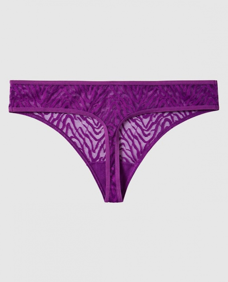 Ropa Interior La Senza Tanga Panty Mujer Moradas | pmplzFDt