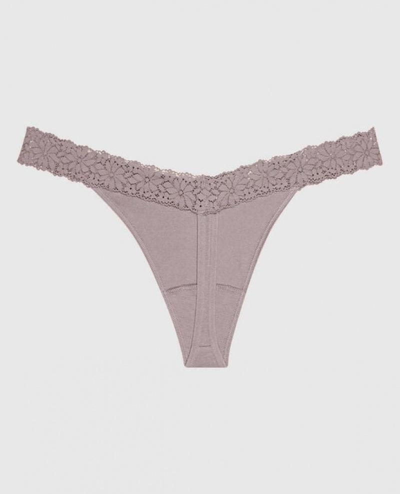 Ropa Interior La Senza Tanga Panty Mujer Winterberry | 6NoDKl65