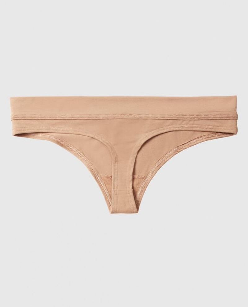 Ropa Interior La Senza Tanga Panty Mujer Pecan | QjKxktse