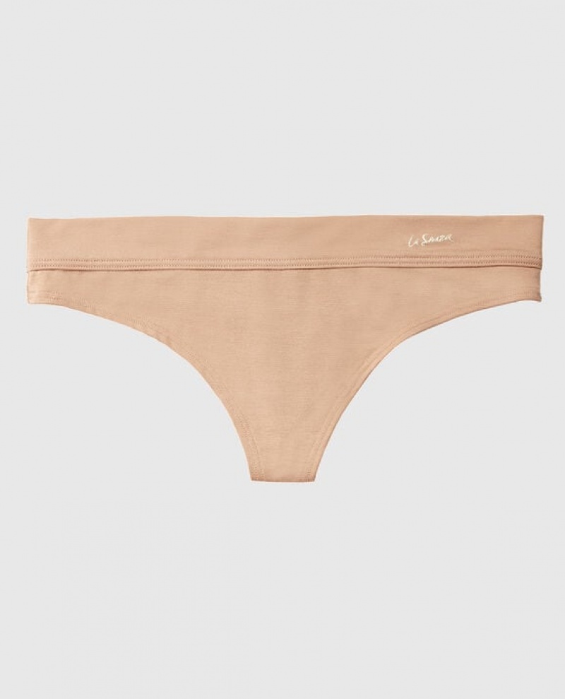 Ropa Interior La Senza Tanga Panty Mujer Pecan | QjKxktse