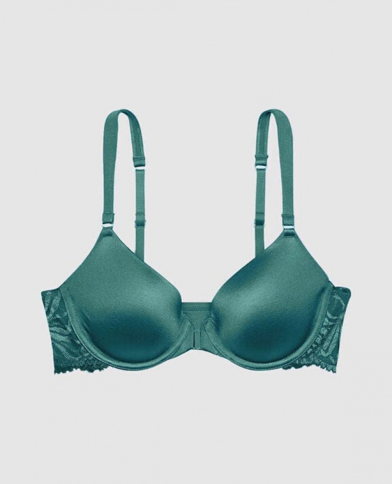 Bras La Senza Front-Close Full Coverage Mujer Tidal Turq | CGAi43Wr