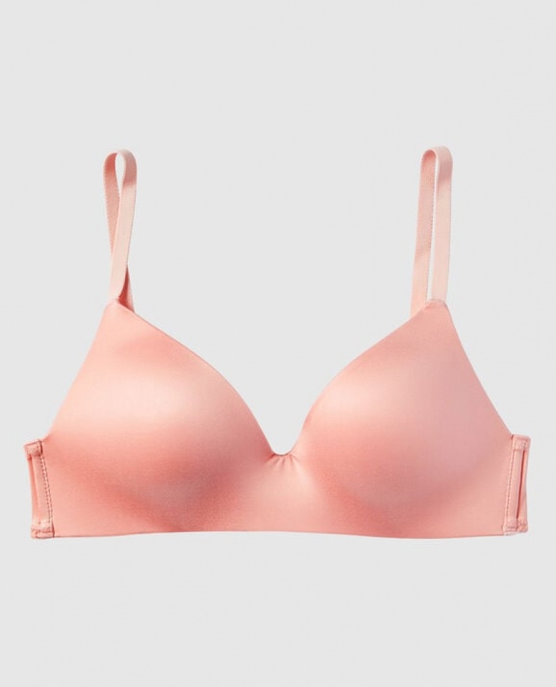 Bras La Senza Light Push Up Wireless Mujer Rosas | uw0075aI