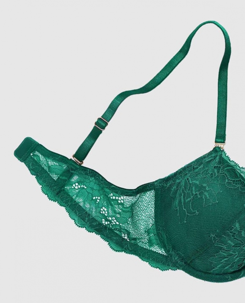 Bras La Senza Lightly Forro Demi Mujer Verde | WqUQdvt7