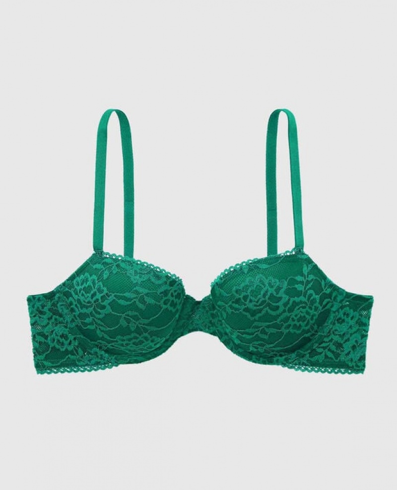 Bras La Senza Lightly Forro Demi Mujer Verde | 5AJrSkzB