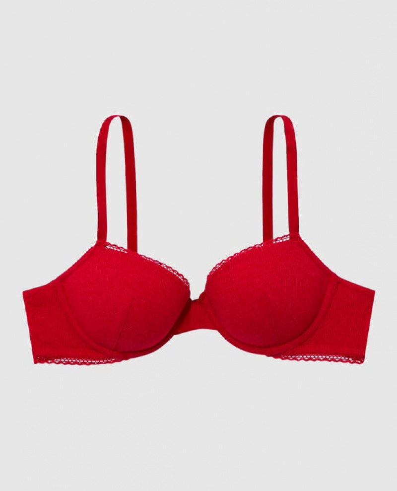 Bras La Senza Lightly Forro Demi Mujer Rojas | kjulLQhj