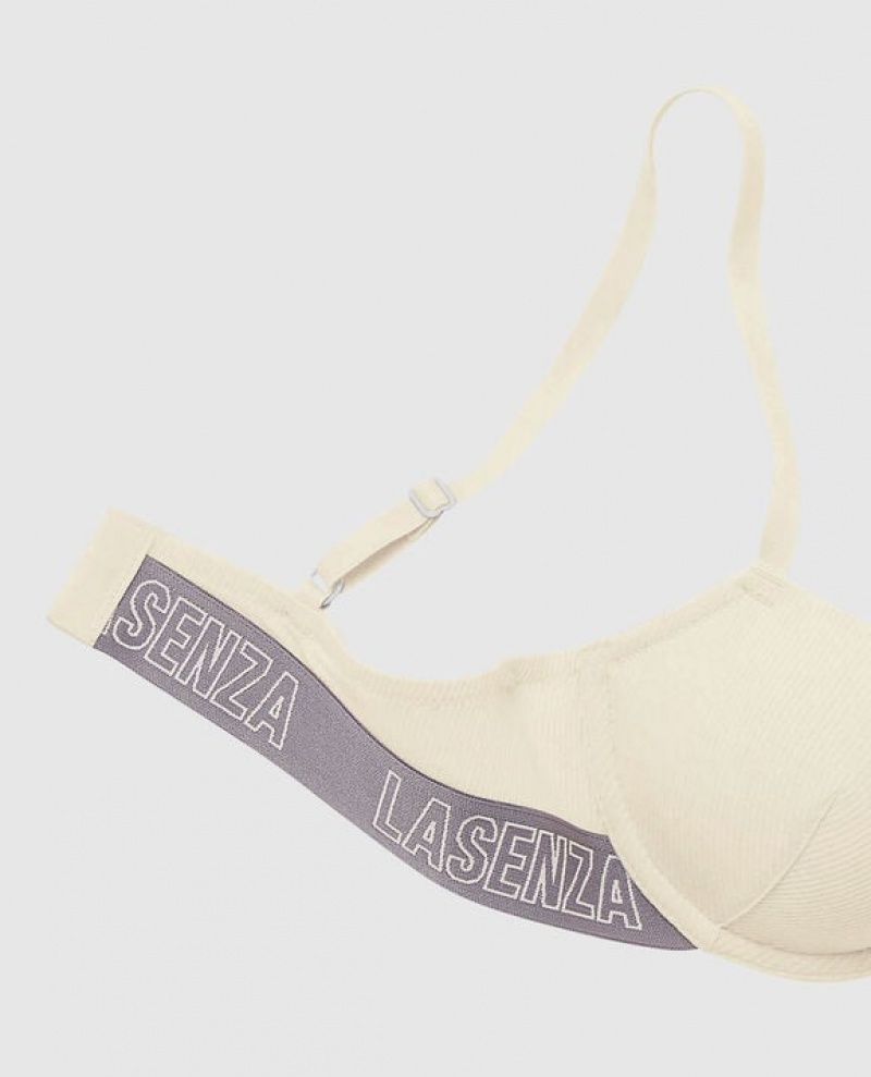 Bras La Senza Lightly Forro Demi Mujer Pearl | 24VZ6lf1