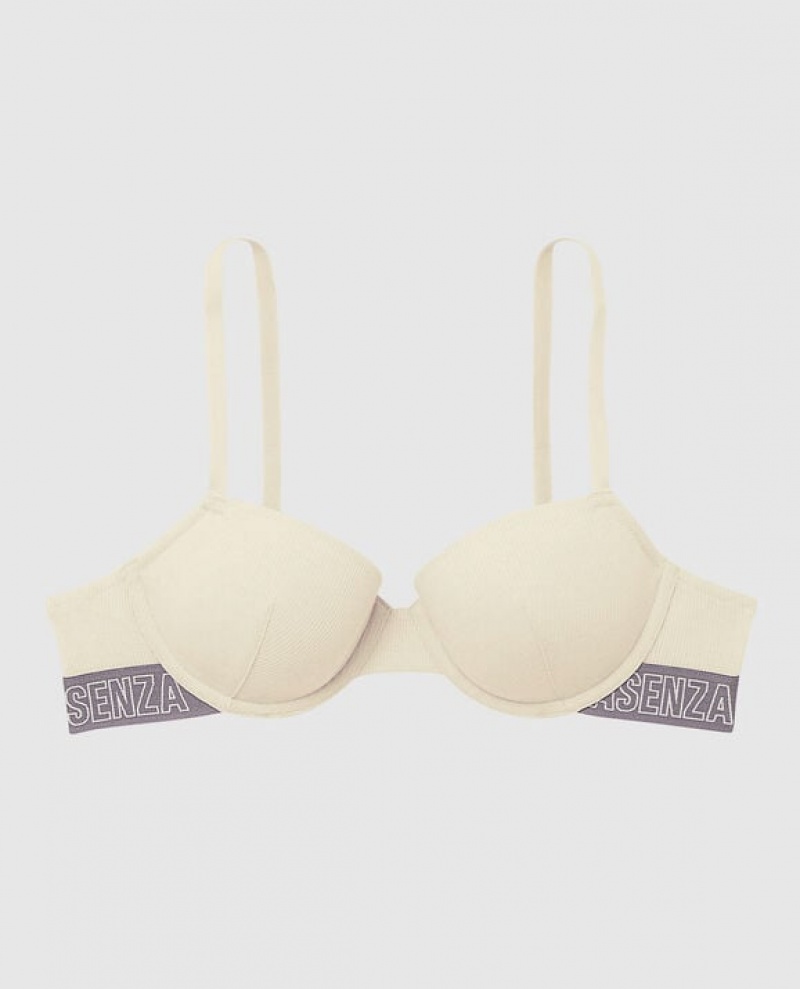 Bras La Senza Lightly Forro Demi Mujer Pearl | 24VZ6lf1