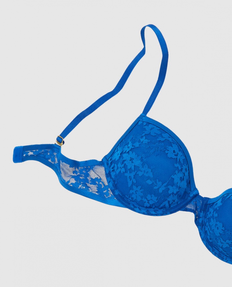 Bras La Senza Lightly Forro Demi Mujer Azules Oscuro | nWzJS0IC