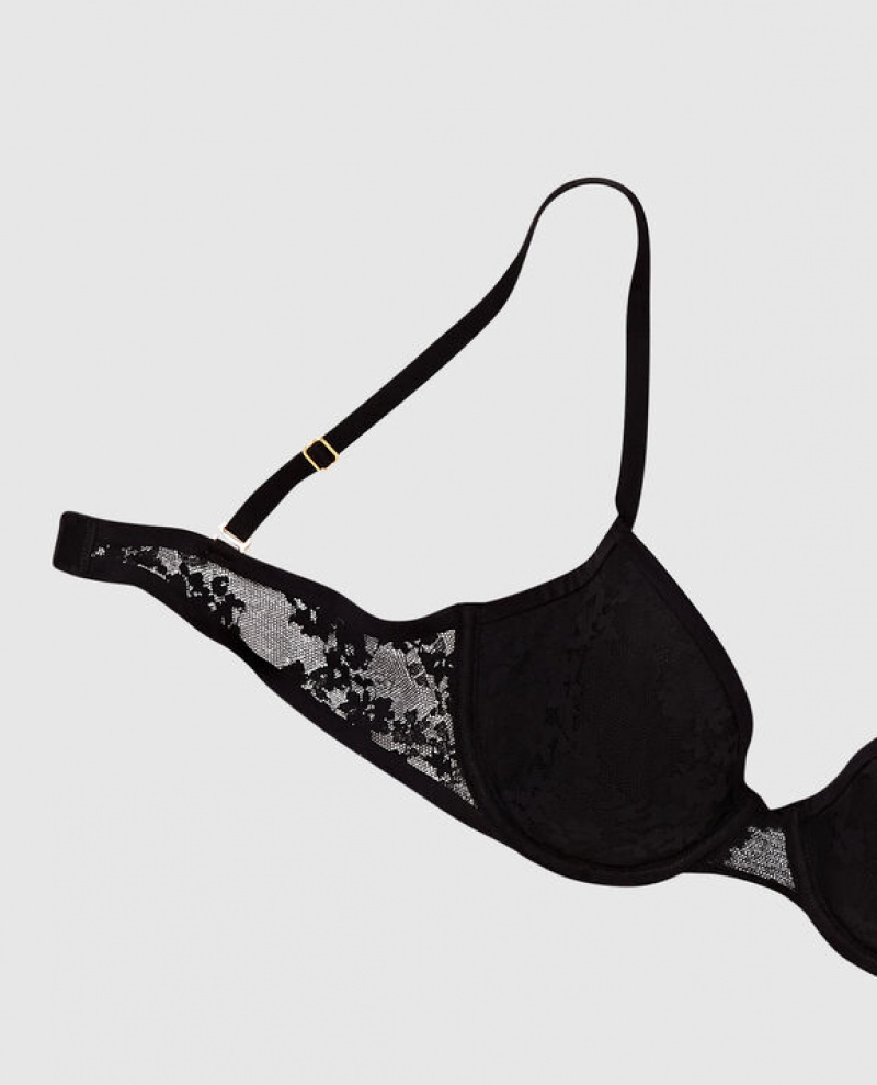 Bras La Senza Lightly Forro Demi Mujer Negras | OPmoA6fH