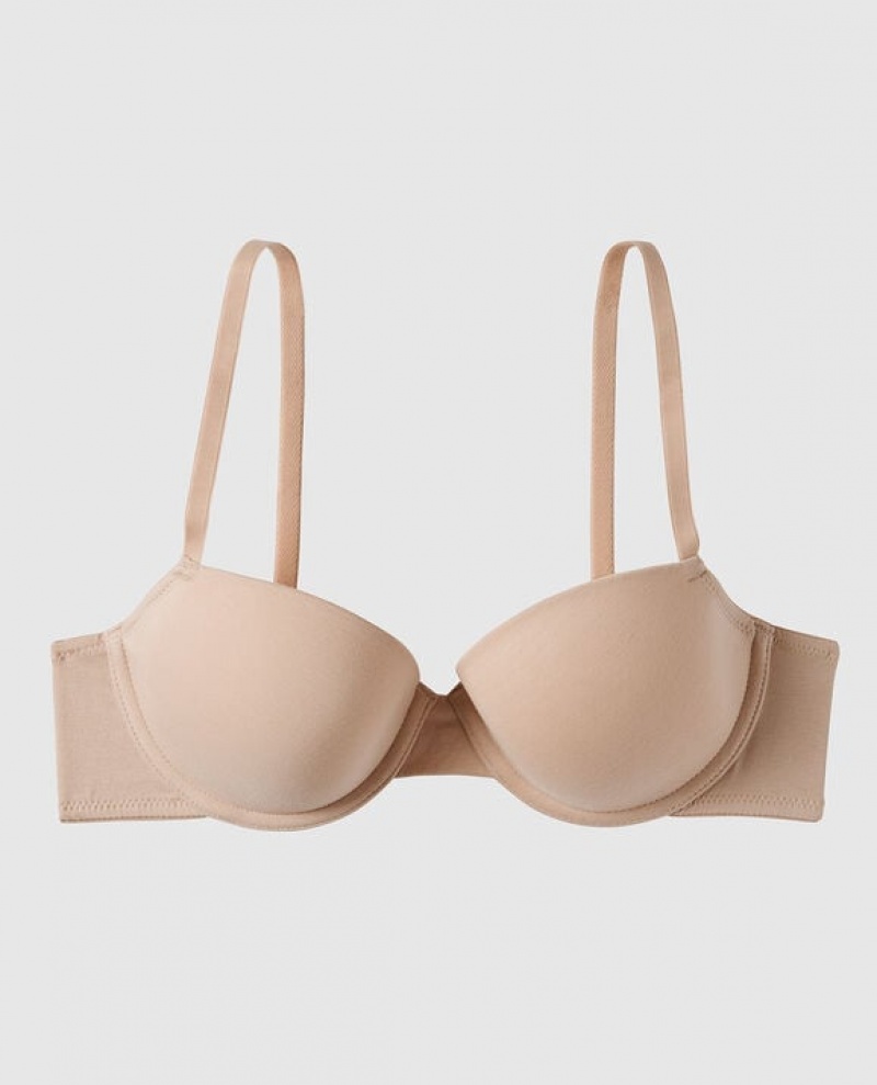 Bras La Senza Lightly Forro Demi Mujer Rosetan | atxpIU8a