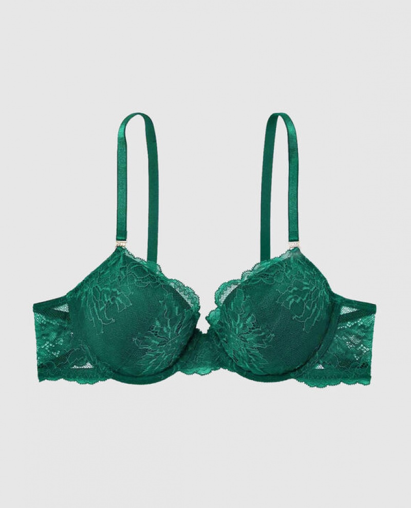 Bras La Senza Lightly Forro Demi Mujer Verde | vUCt0t7T