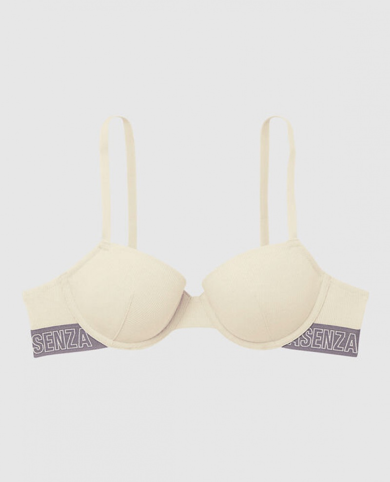 Bras La Senza Lightly Forro Demi Mujer Pearl | bf093e9g