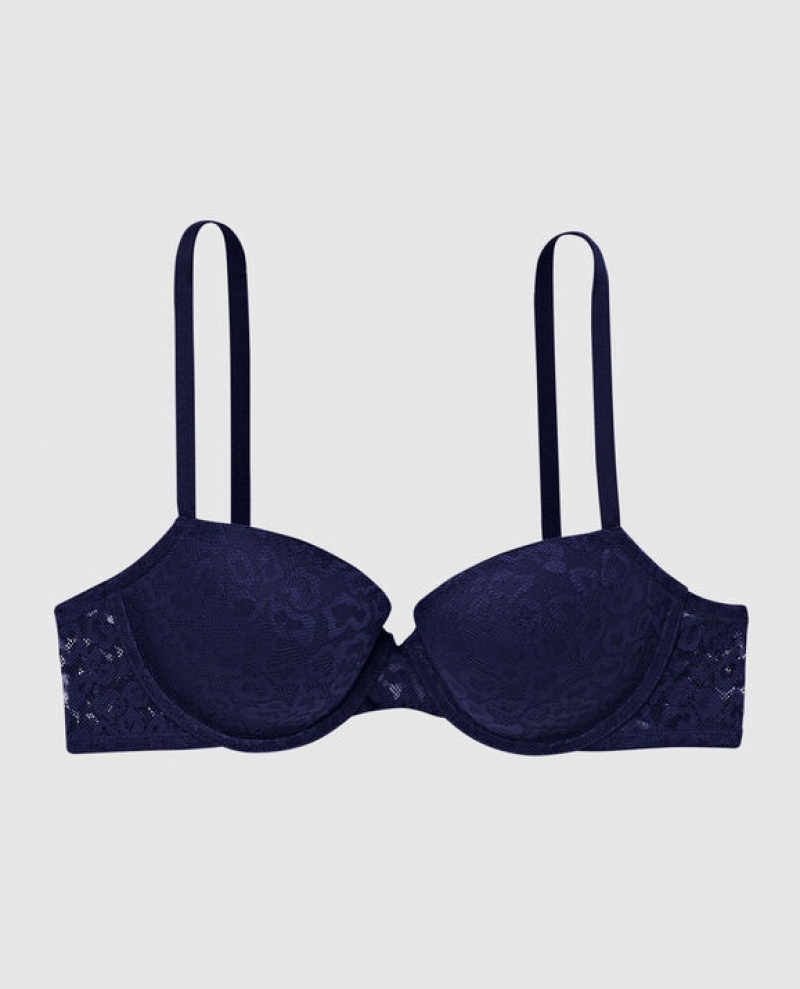 Bras La Senza Lightly Forro Demi Mujer Ocean Cavern | SzA75bCW