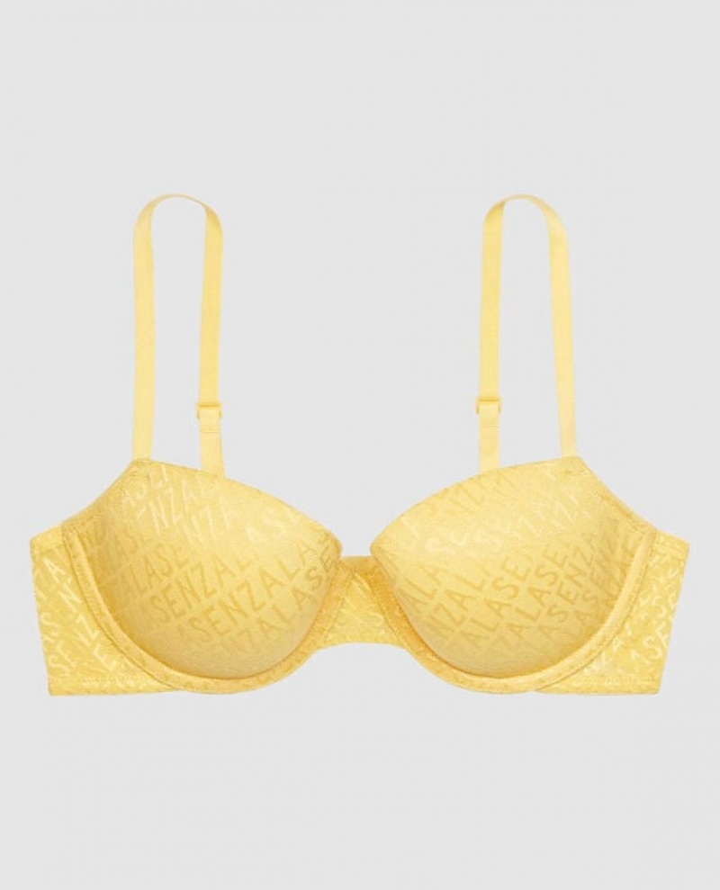 Bras La Senza Lightly Forro Demi Mujer Creme | xdqMJvpM