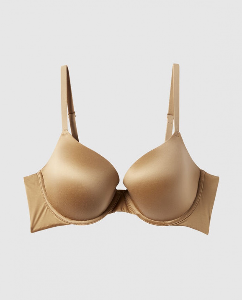 Bras La Senza Lightly Forro Demi Mujer Pecan | zOXBvCFg