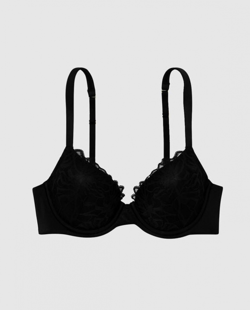 Bras La Senza Lightly Forro Full Coverage Mujer Negras | EBltLlcc