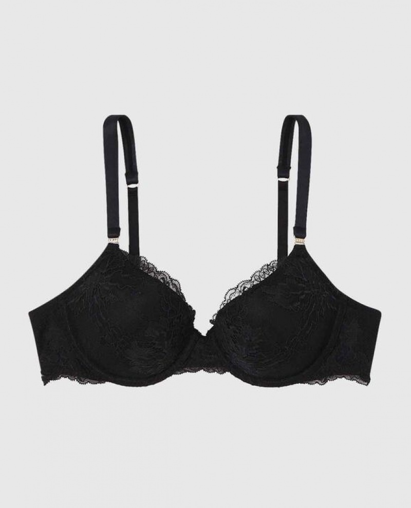 Bras La Senza Lightly Forro Full Coverage Mujer Negras | OVFcuTHM