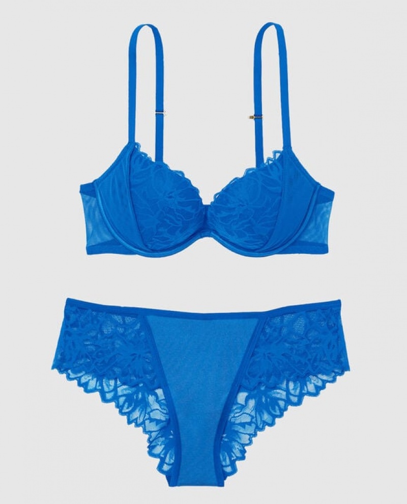 Bras La Senza Push Up Mujer Azules Oscuro | E4XbA60u