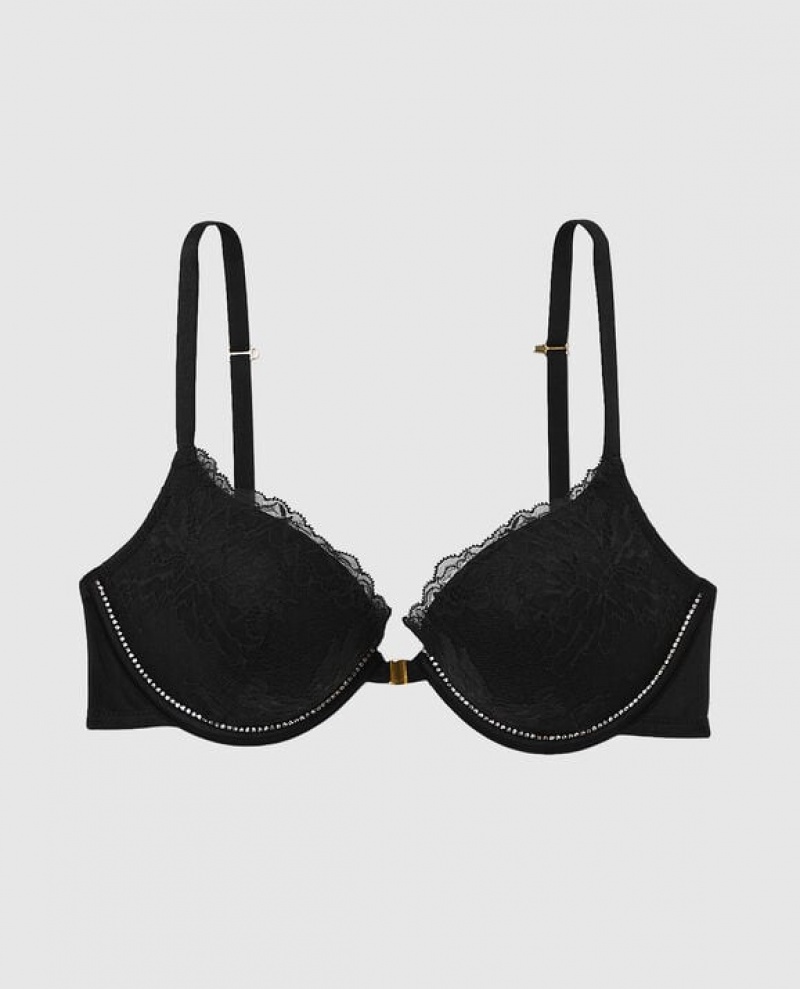 Bras La Senza Push Up Mujer Negras | QfpHi6DK