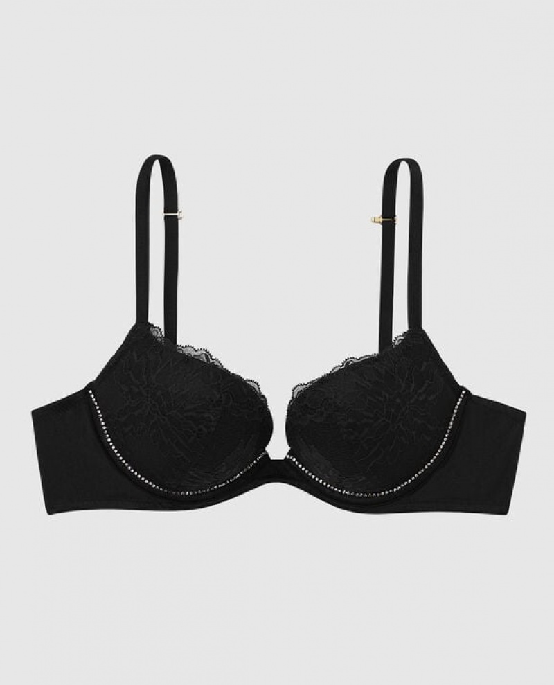 Bras La Senza Push Up Mujer Negras | Vu6RzLVy